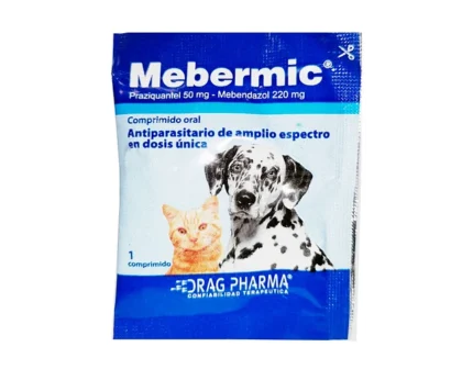 Mebermic Antiparasitario Interno Para Perro y Gato hasta 10KG