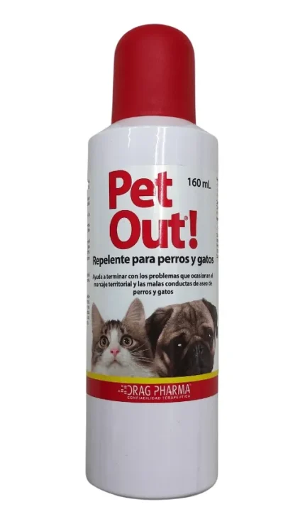 PET OUT REPELENTE 160ML